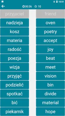 Polish - English android App screenshot 1